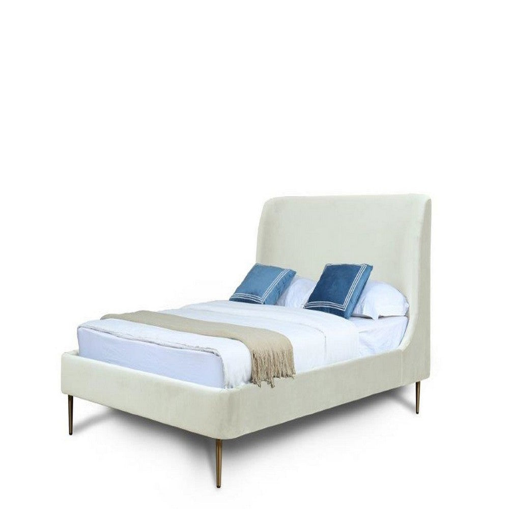 Heather Full-Size Bed in Cream