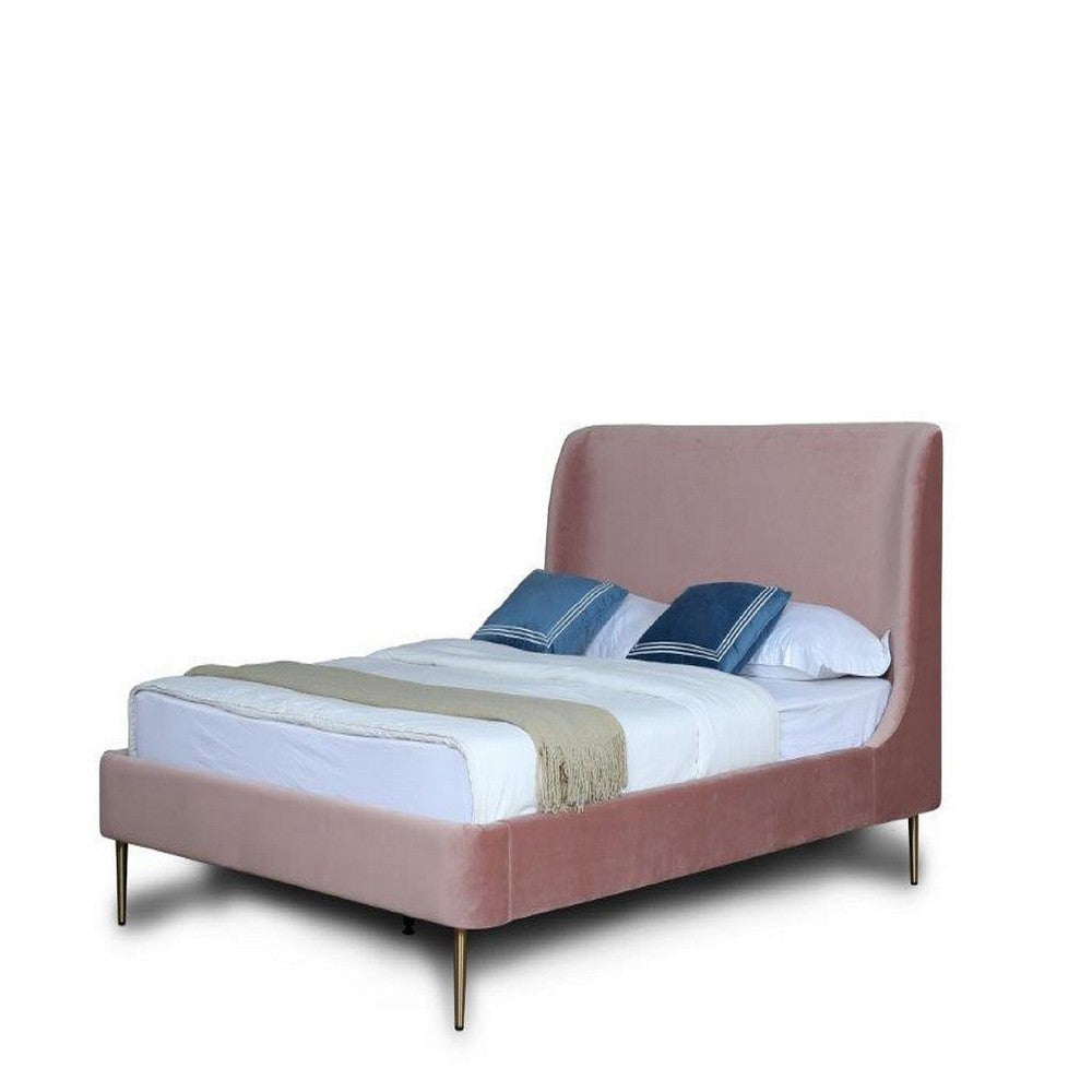 Heather Queen Bed in Blush