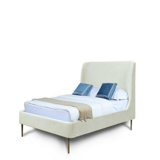 Heather Queen Bed in Cream
