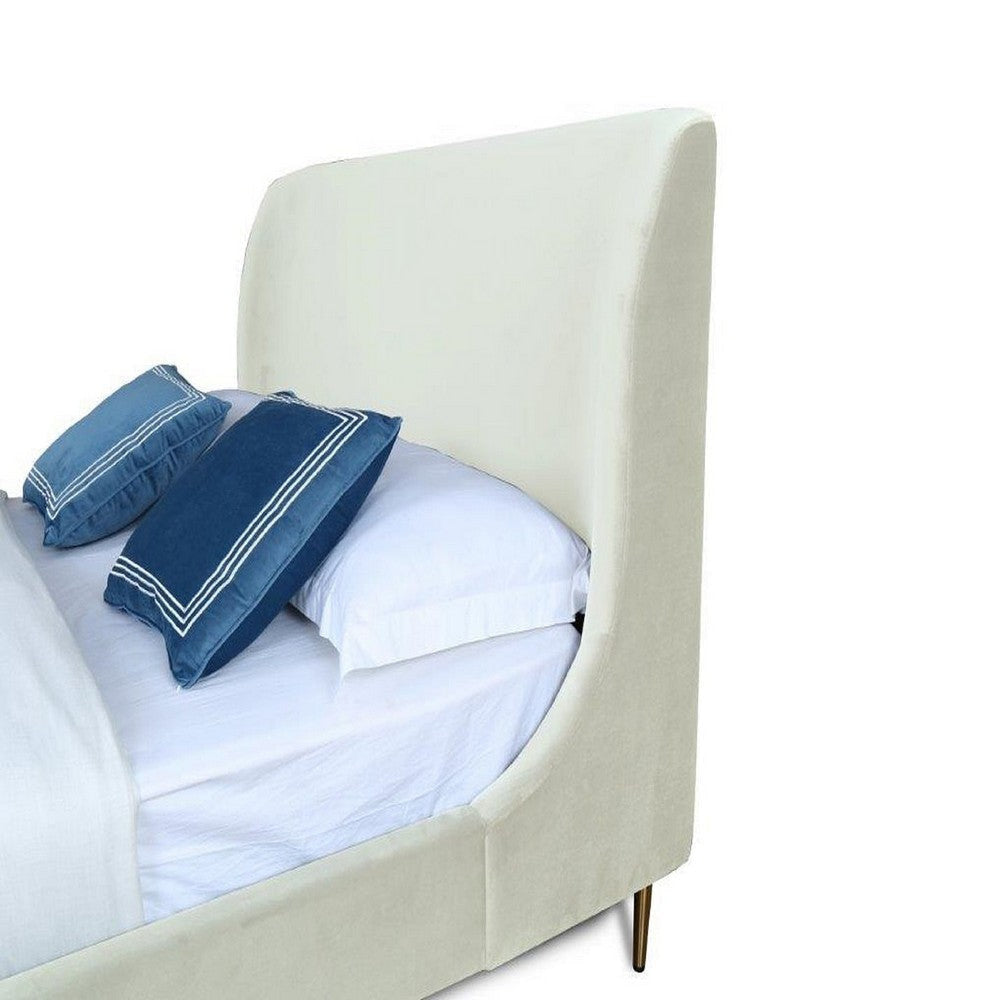 Heather Queen Bed in Cream MHC-BD003-QN-CR
