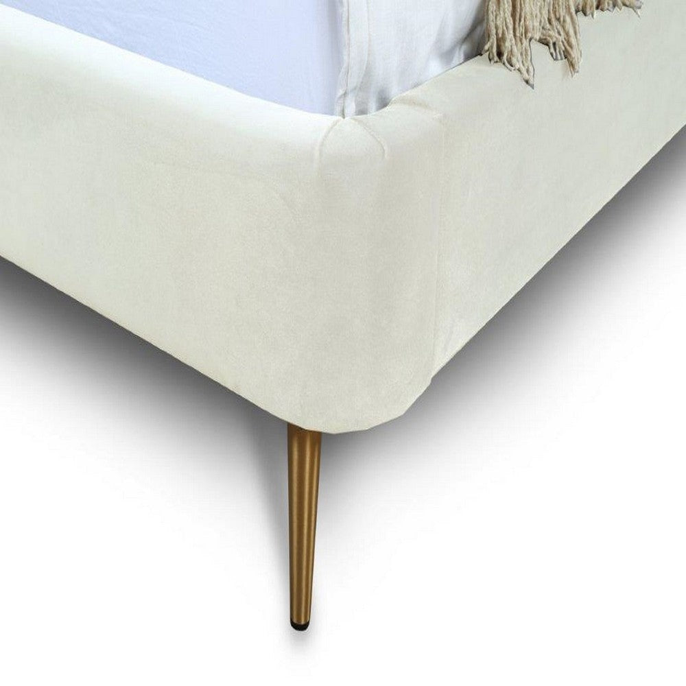 Heather Queen Bed in Cream MHC-BD003-QN-CR