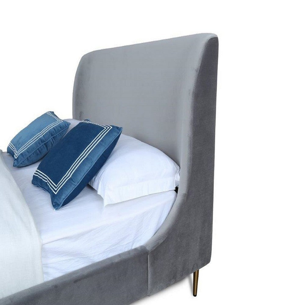 Heather Queen Bed in Grey MHC-BD003-QN-GY