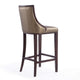 Fifth Avenue 45 in. Bronze and Walnut Beech Wood Bar Stool MHC-BS007-BZ