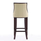 Fifth Avenue 45 in. Cream and Walnut Beech Wood Bar Stool MHC-BS007-CR