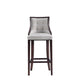 Fifth Avenue Faux Leather Barstool in Light Grey MHC-BS007-LG