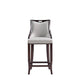 Emperor Faux Leather Barstool in Light Grey MHC-BS008-LG