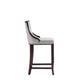 Emperor Faux Leather Barstool in Light Grey MHC-BS008-LG
