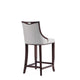 Emperor Faux Leather Barstool in Light Grey MHC-BS008-LG