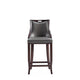 Emperor Faux Leather Barstool in Pebble Grey MHC-BS008-PE