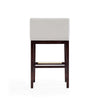 Kingsley 38 in. Ivory and Dark Walnut Beech Wood Barstool MHC-BS012-IV