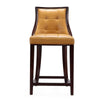 Fifth Ave 39.5 in. Camel and Dark Walnut Beech Wood Counter Height Bar Stool MHC-CS012-CL