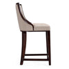 Fifth Ave 39.5 in. Cream and Dark Walnut Beech Wood Counter Height Bar Stool MHC-CS012-CR