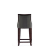 Fifth Avenue Faux Leather Counter Stool in Pebble Grey MHC-CS012-PE