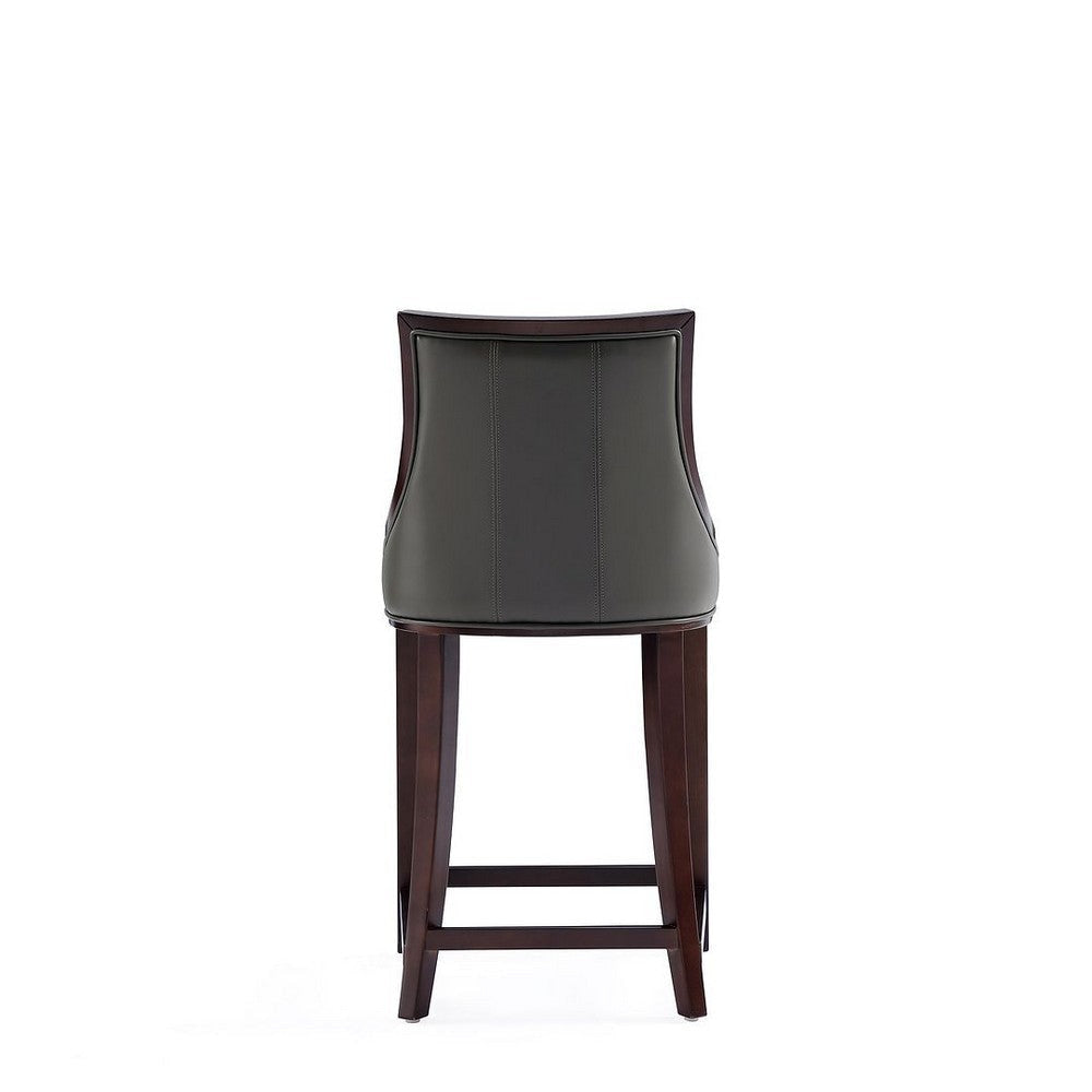 Fifth Avenue Faux Leather Counter Stool in Pebble Grey MHC-CS012-PE