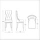 Reine Faux Leather Dining Chair in Pebble Grey (Set of 2) MHC-DC007-PE