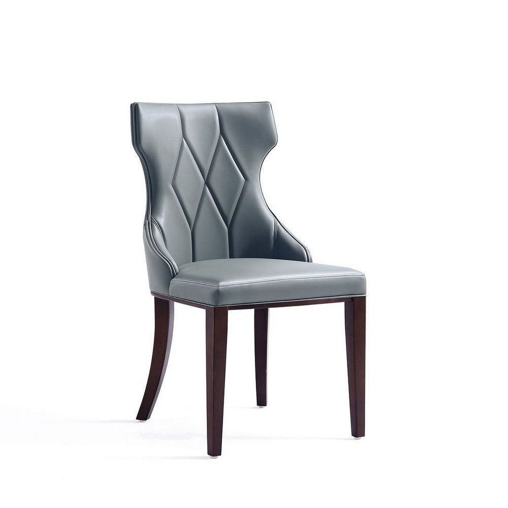 Reine Faux Leather Dining Chair in Pebble Grey (Set of 2) MHC-DC007-PE