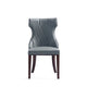 Reine Faux Leather Dining Chair in Pebble Grey (Set of 2) MHC-DC007-PE
