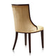Fifth Avenue Antique Gold and Walnut Velvet Dining Chair (Set of Two) MHC-DC008-AG