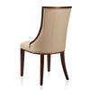 Fifth Avenue Cream and Walnut Faux Leather Dining Chair (Set of Two) MHC-DC008-CR