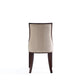 Fifth Avenue Faux Leather Dining Chair in Tan and Walnut (Set of 2) MHC-DC008-TN