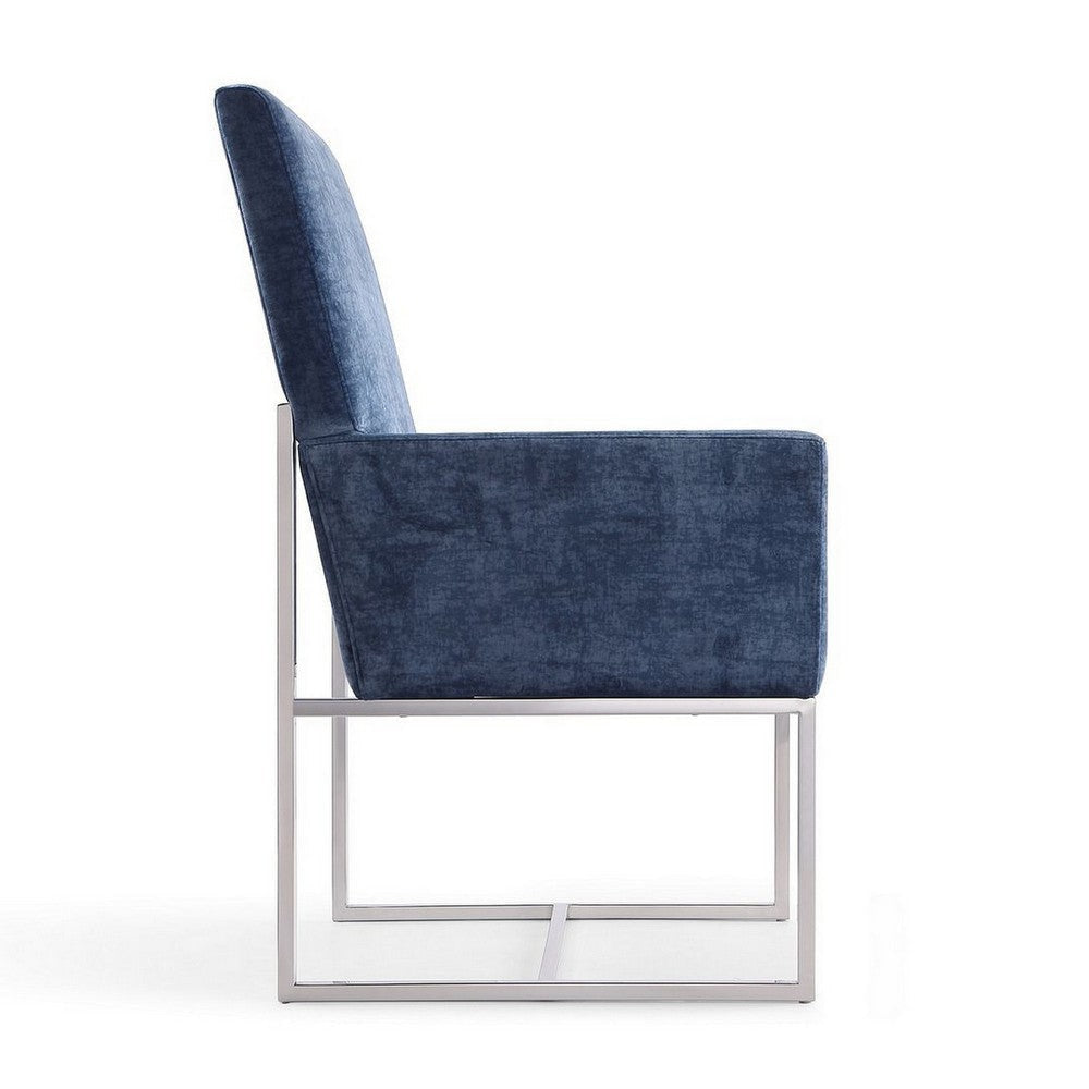 Element Blue Velvet Dining Armchair MHC-DC029-BL