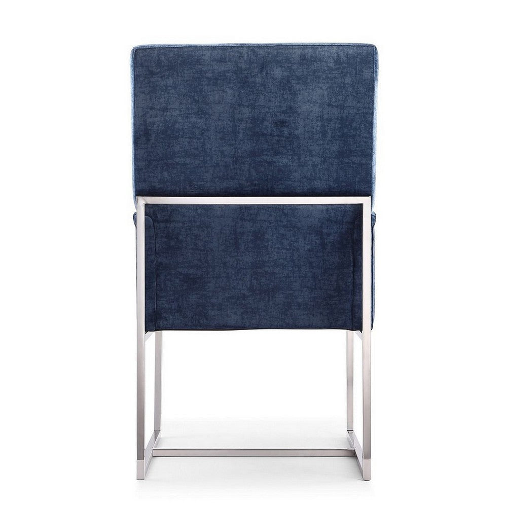 Element Blue Velvet Dining Armchair MHC-DC029-BL