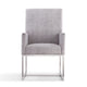 Element Grey Velvet Dining Armchair MHC-DC029-GY