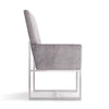 Element Grey Velvet Dining Armchair MHC-DC029-GY