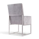 Element Grey Velvet Dining Armchair MHC-DC029-GY