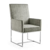 Element Steel Velvet Dining Armchair