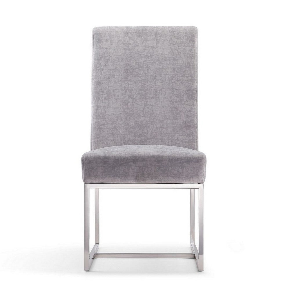 Element Grey Velvet Dining Chair MHC-DC030-GY
