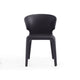 Conrad Black Faux Leather Dining Chair (Set of 2) MHC-DC031-BK