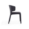 Conrad Black Faux Leather Dining Chair (Set of 2) MHC-DC031-BK