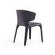 Conrad Black Faux Leather Dining Chair (Set of 2) MHC-DC031-BK