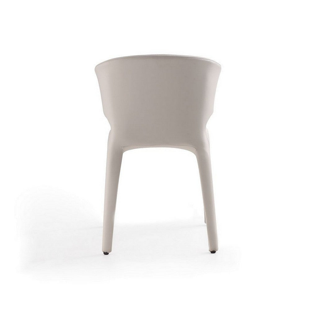 Conrad Cream Faux Leather Dining Chair (Set of 2) MHC-DC031-CR