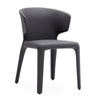 Conrad Grey Faux Leather Dining Chair (Set of 2) MHC-DC031-GY