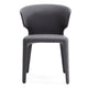 Conrad Grey Faux Leather Dining Chair (Set of 2) MHC-DC031-GY