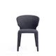 Conrad Modern Woven Tweed Dining Chair in Black (Set of 2) MHC-DC031-WBK