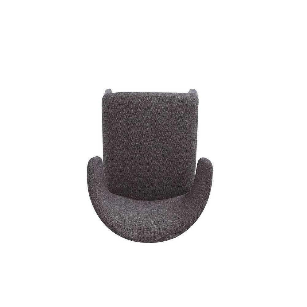 Conrad Modern Woven Tweed Dining Chair in Black (Set of 2) MHC-DC031-WBK