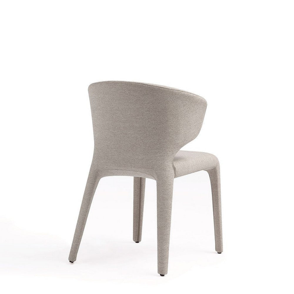 Conrad Modern Woven Tweed Dining Chair in Wheat (Set of 2) MHC-DC031-WWT