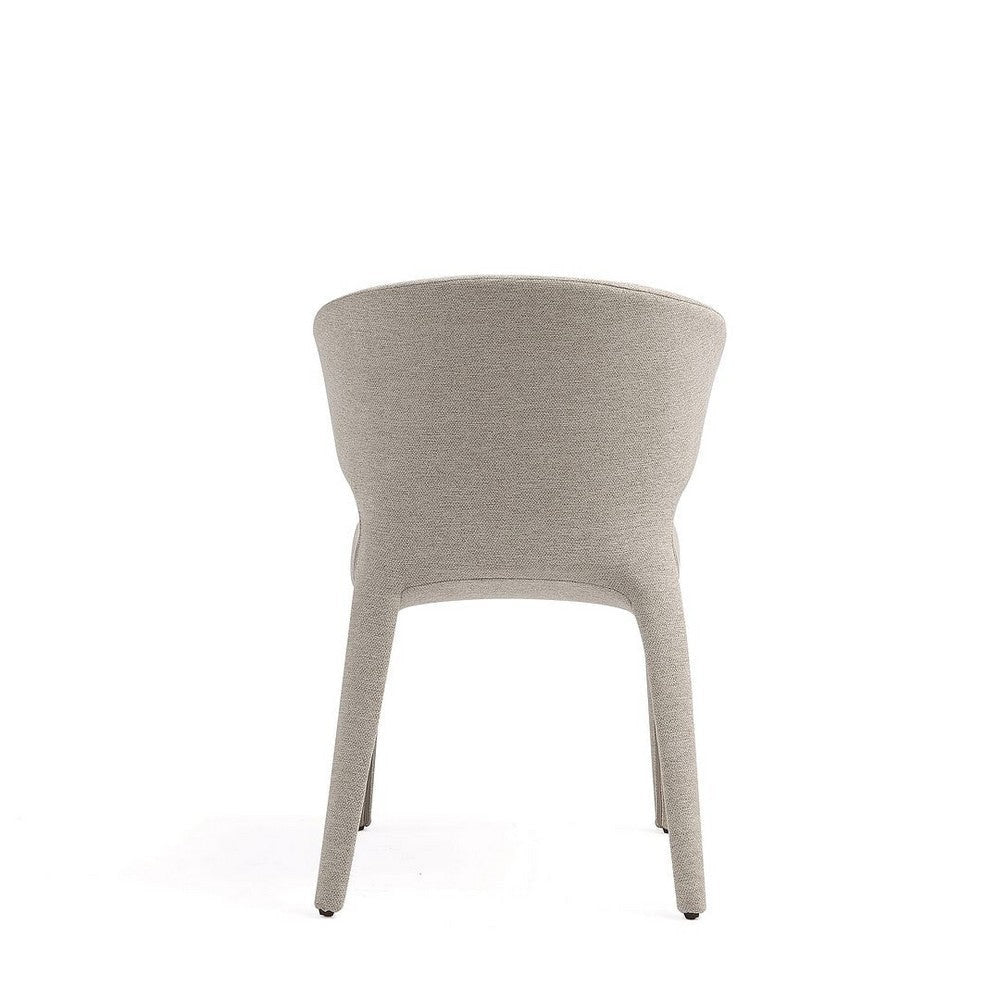 Conrad Modern Woven Tweed Dining Chair in Wheat (Set of 2) MHC-DC031-WWT