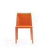 Paris Coral Saddle Leather Dining Chair (Set of 2) MHC-DC032-CO