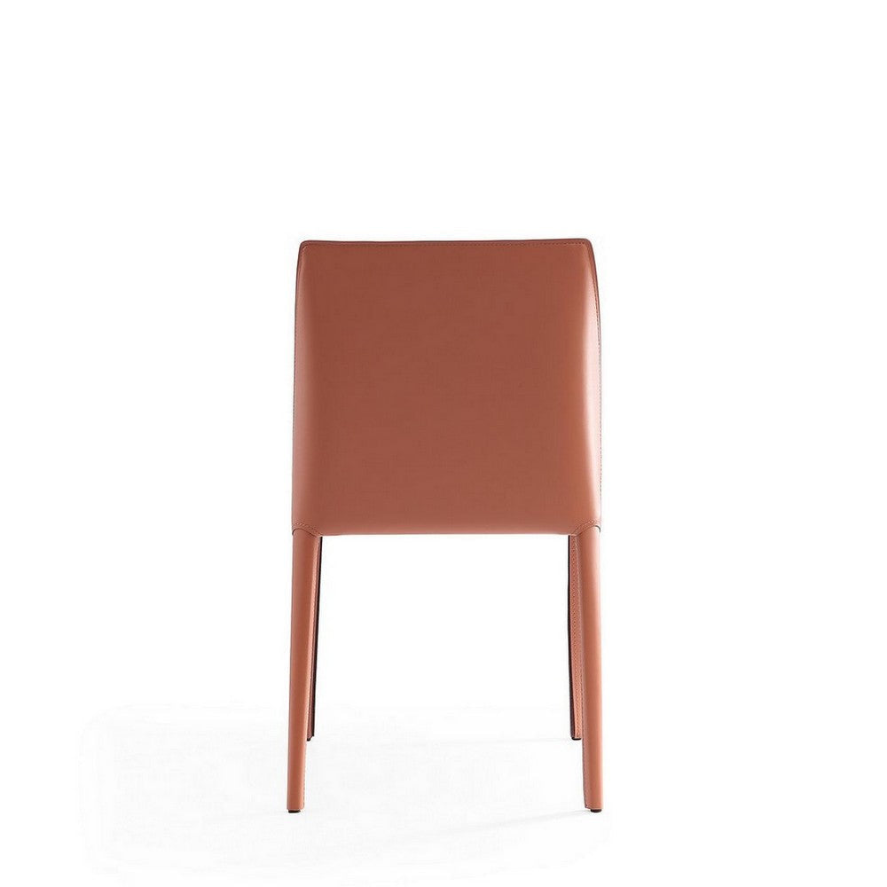 Paris Clay Saddle Leather Dining Chair (Set of 2) MHC-DC032-CY