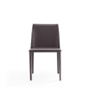Paris Grey Saddle Leather Dining Chair (Set of 2) MHC-DC032-GY