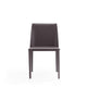 Paris Grey Saddle Leather Dining Chair (Set of 2) MHC-DC032-GY