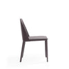 Paris Grey Saddle Leather Dining Chair (Set of 2) MHC-DC032-GY