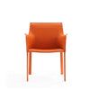 Paris Coral Saddle Leather Armchair MHC-DC034-CO