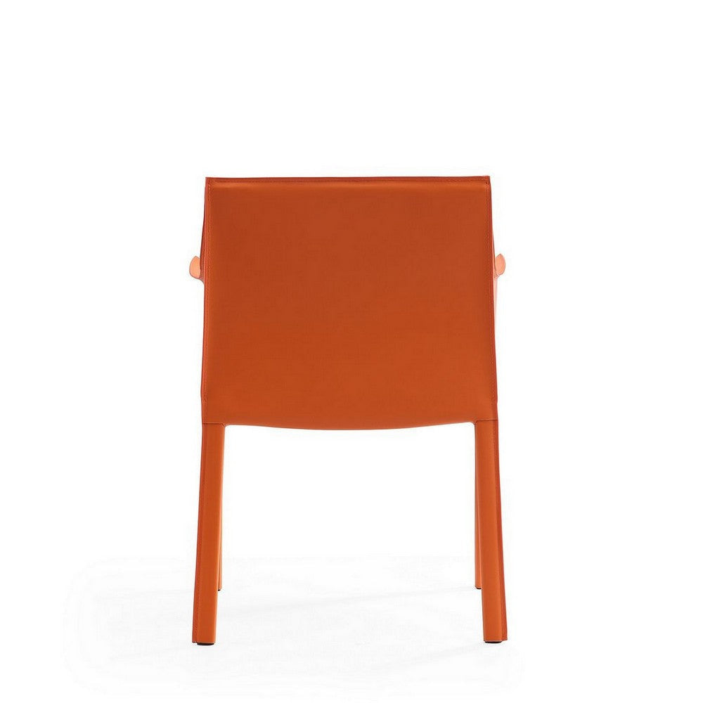 Paris Coral Saddle Leather Armchair MHC-DC034-CO