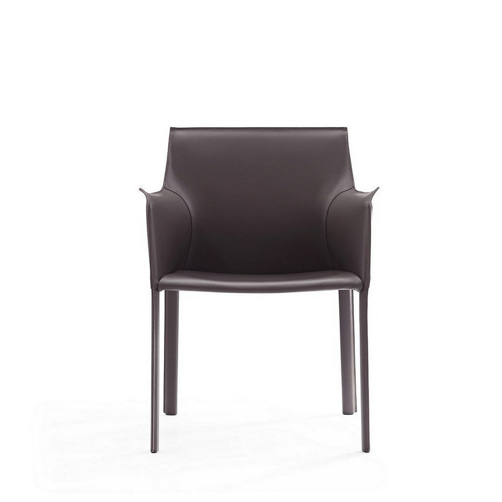 Paris Grey Saddle Leather Armchair MHC-DC034-GY