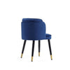 Zephyr Velvet Dining Chair in Royal Blue MHC-DC043-BL